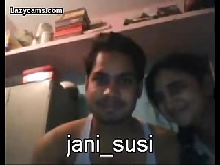 Indian Couple Blowjob on Webcam